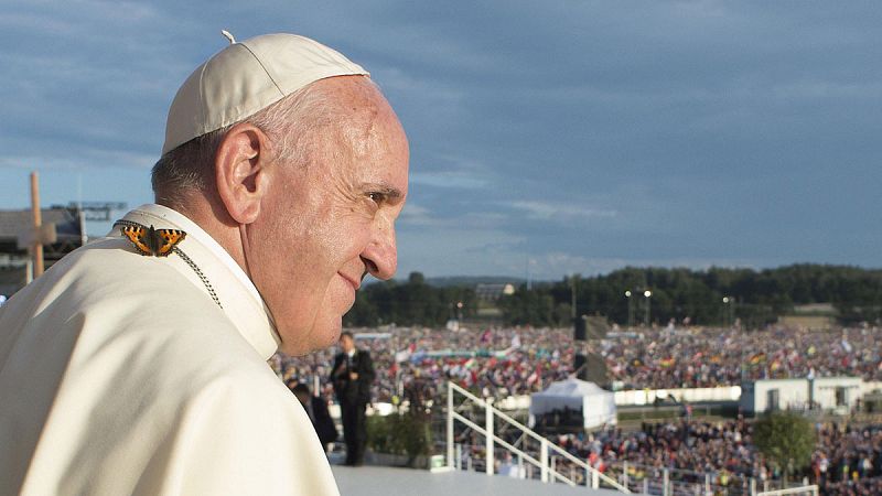 El papa Francisco en Cracovia