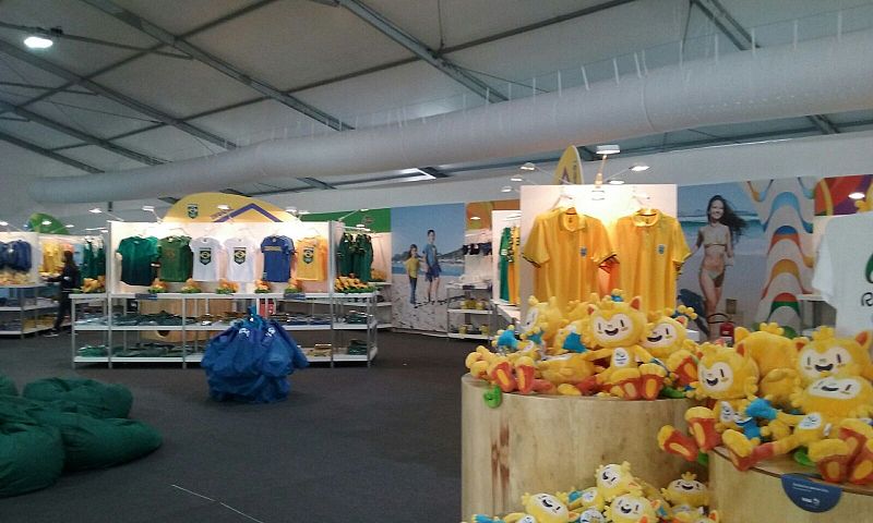 La Villa Olímpica también cuenta con una tienda oficial de los Juegos de Río 2016.