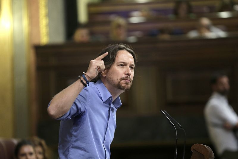 PABLO IGLESIAS RESPONDE A RAJOY EN LA SEGUNDA SESIÓN DEL DEBATE DE INVESTIDURA