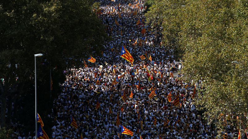 La Diada de Cataluña, en imágenes