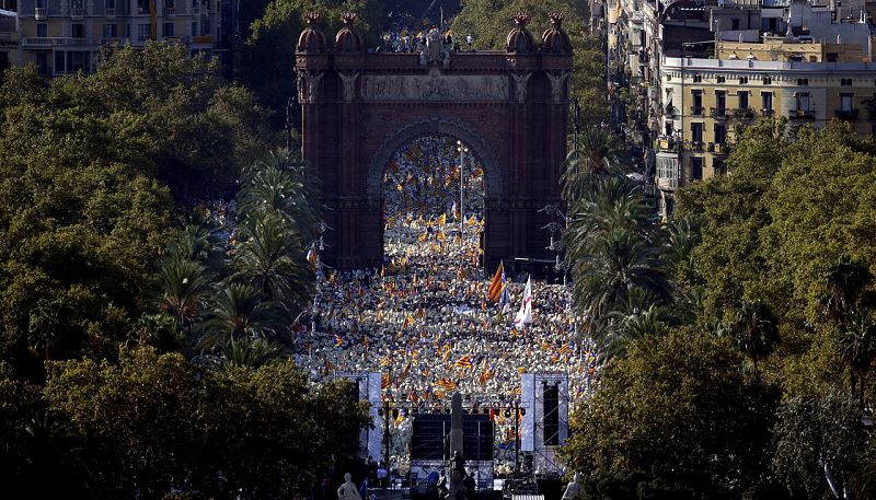 La Diada de Cataluña, en imágenes