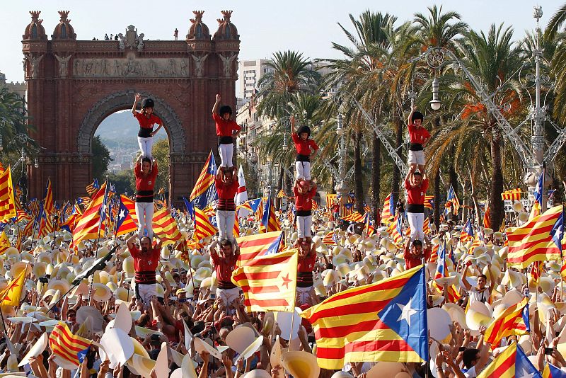 La Diada de Cataluña, en imágenes