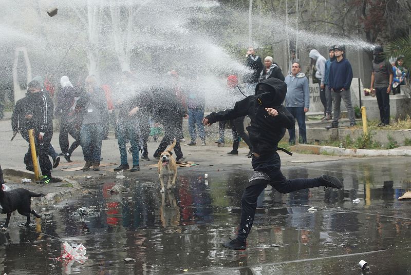 Disturbios en Chile en el 43 aniversario del golpe militar de Pinochet