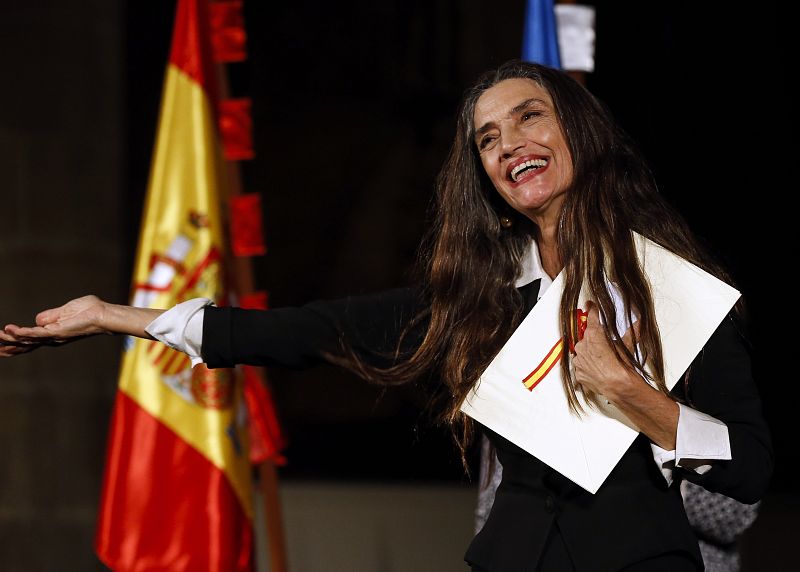 La actriz Ángela Molina recoge el Premio Nacional de Cinematografía