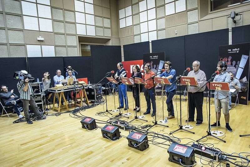 Un momento de uno de los ensayos.