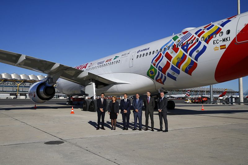 Vuelo conmemorativo de Iberia a Buenos Aires por sus 70 años en Iberoamérica