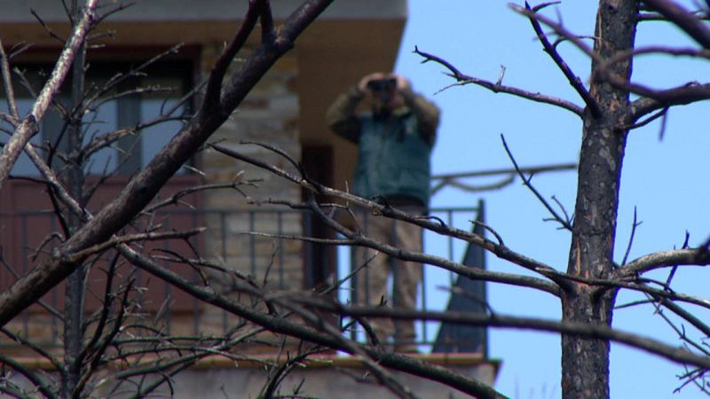 Los alrededores del puesto de Pozo Fierro, León, fueron arrasados por el fuego el año pasado.
