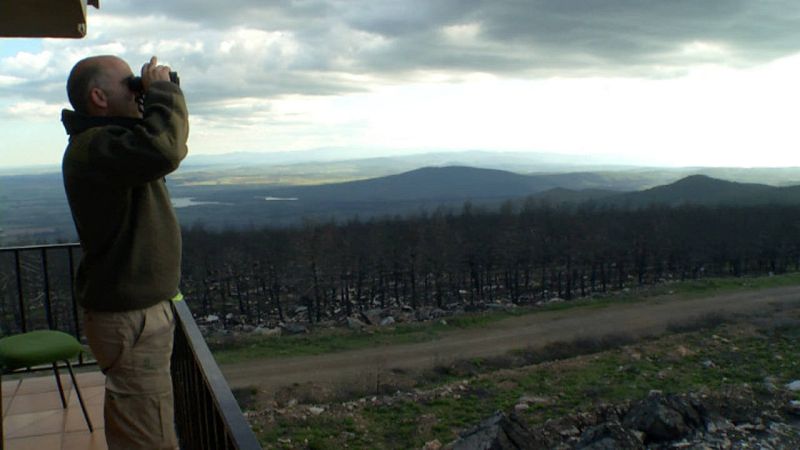 Además de contra el fuego, estos vigilantes deben luchar contra el tedio y la soledad.