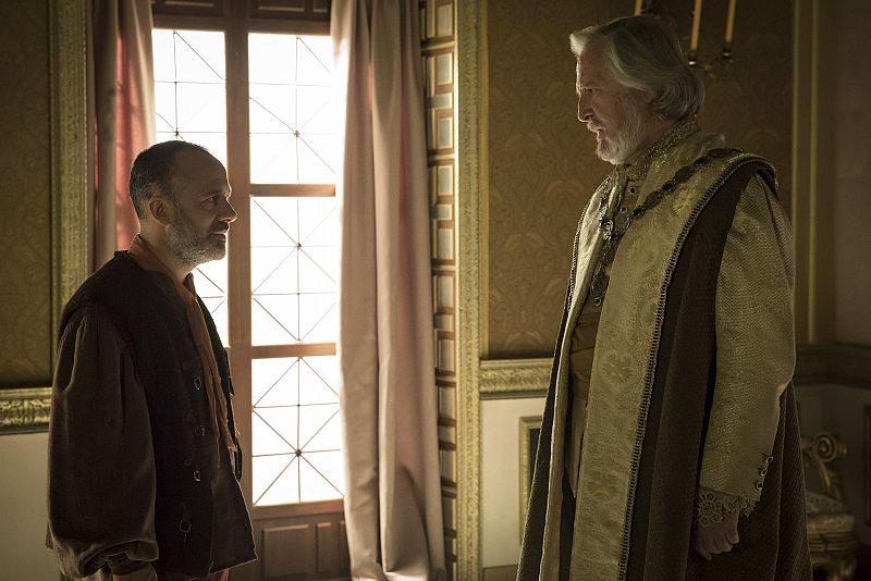 Águila Roja - Sátur, frente al Rey Felipe IV