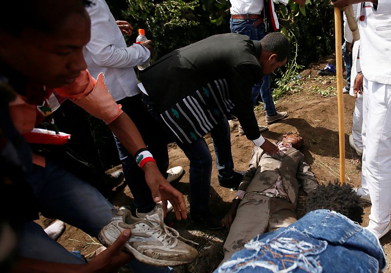 Tragedia durante una manifestación en Etiopía