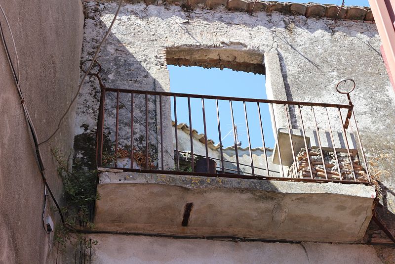 Casa abandonada en Riace