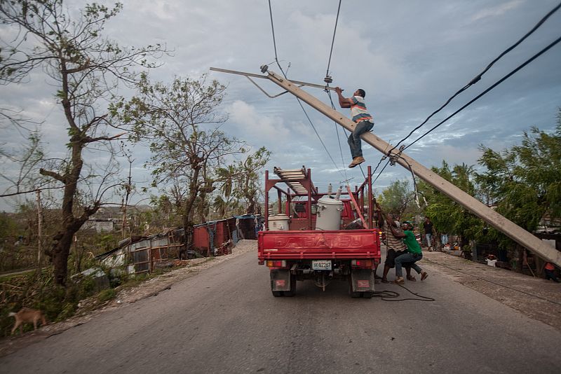 El paso del huracán Matthew, en imágenesHURACÁN MATTHEW EN HAITÍ