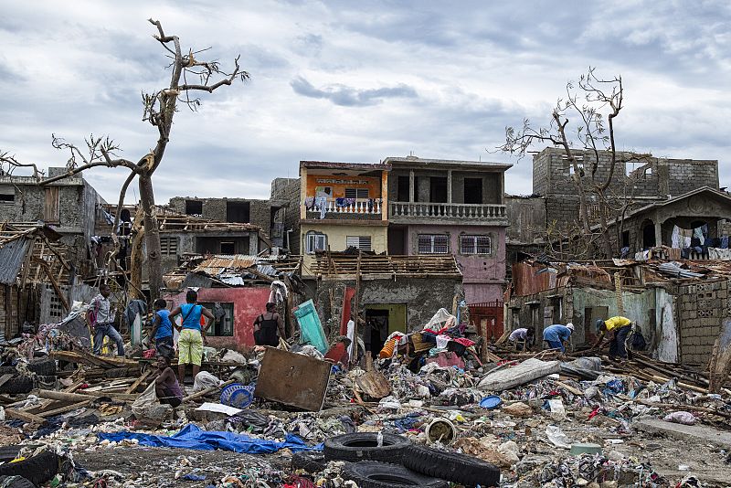 Desolación en la ciudad de Jeremie, Haití