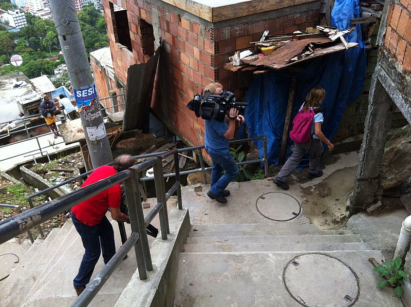 Favela de Santa Marta Río de Janeiro 2013