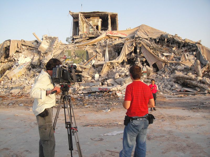 Palacio presidencial Gadafi Libia 2011