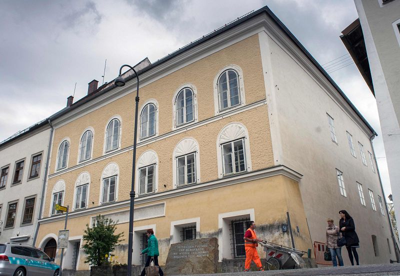 Casa natal de Adolfo Hitler en Braunau, Austria, en una imagen de 2015