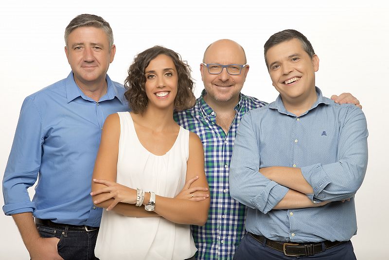 Ramón Arangüena, Raquel M. Alonso 'Rachel', Javier Capitán y Alfredo Menéndez, juntos en antena de 10.00 a 12.00 de L a V