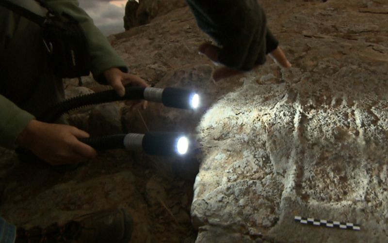 Grabados podomorfos de Tindaya