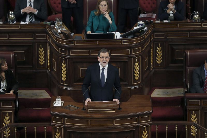 Rajoy en la tribuna