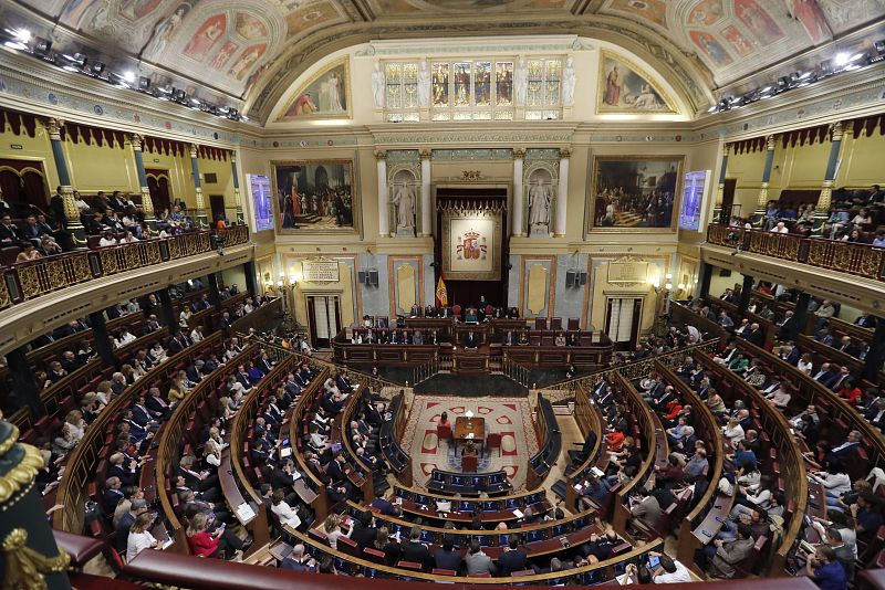 Vista del Congreso de los Diputados