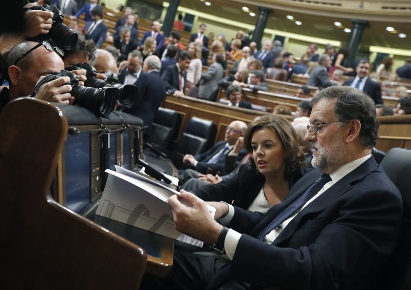 Rajoy y Sáenz de Santamaría