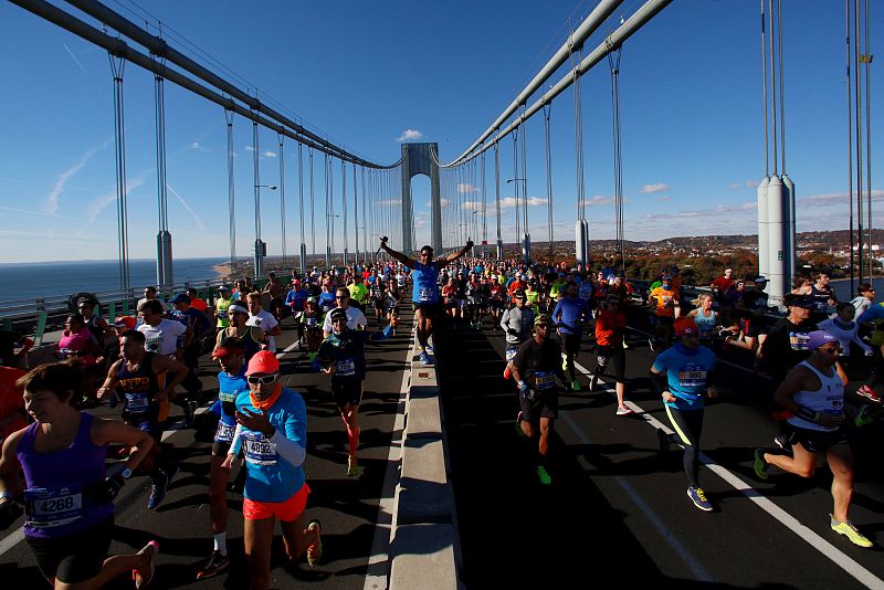 La mejores imágenes de la maratón de Nueva York