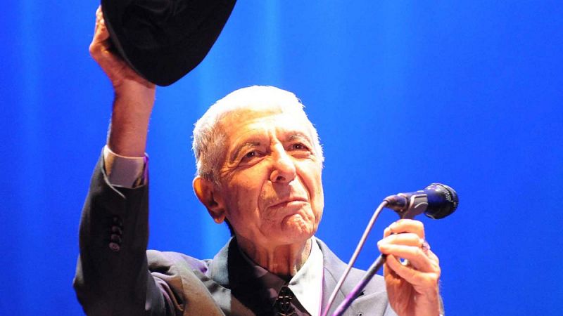 Leonard Cohen en 2009 en la plaza de San Marco en Venecia