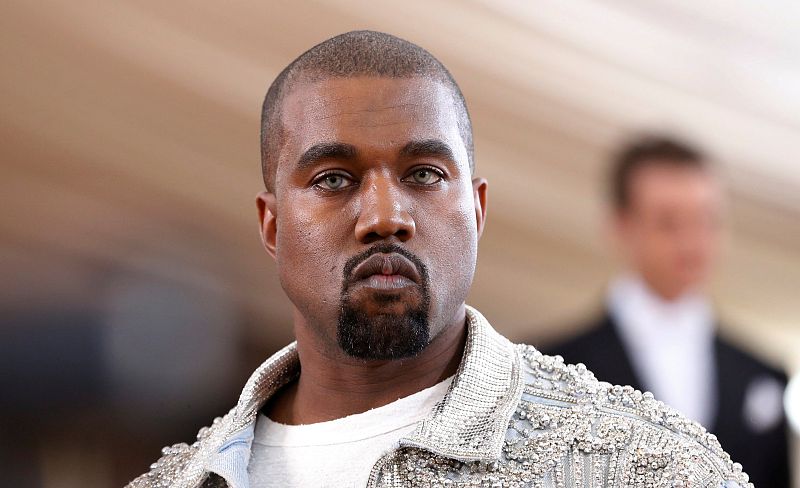 Entertainer Kanye West arrives at the Met Gala in New York