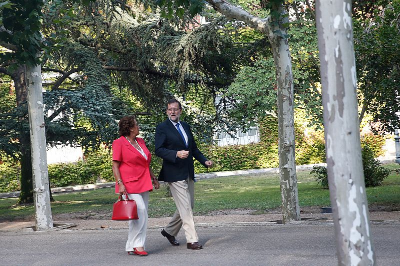 Rita Barberá junto a Mariano Rajoy