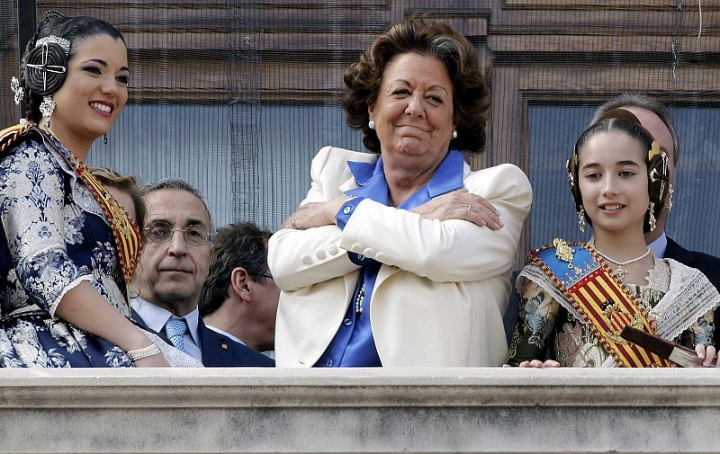 Rita Barberá en las Fallas de 2015