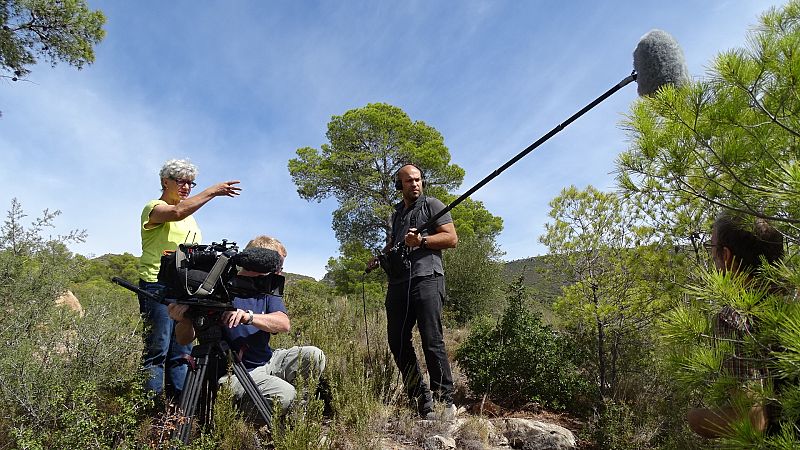 Rodaje en Sierra Calderona
