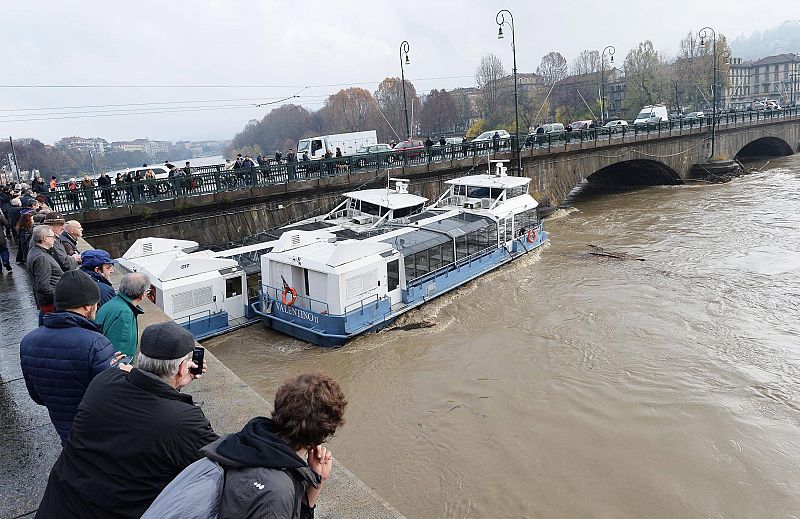 Fuertes lluvias causan inundaciones en el norte de Italia