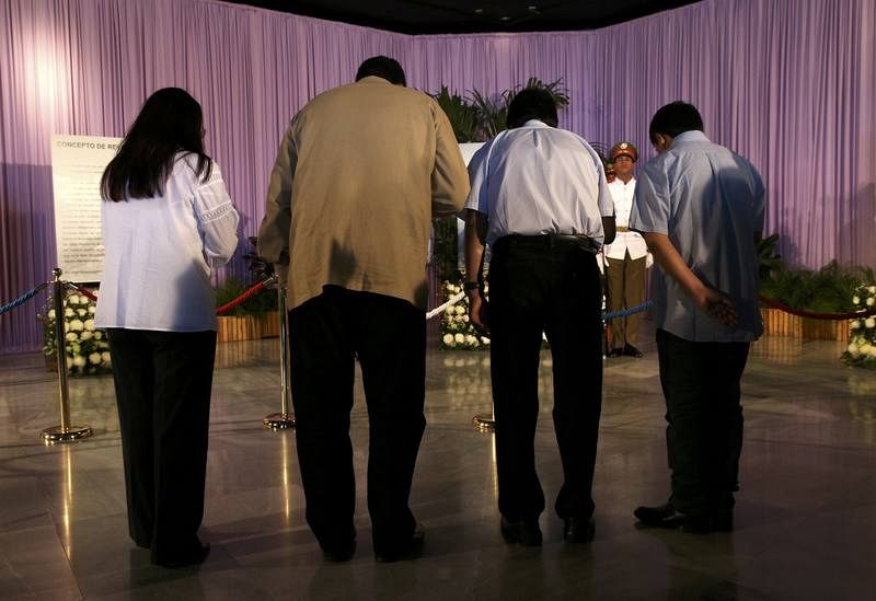 El homenaje de NIcolás Maduro y Evo Morales