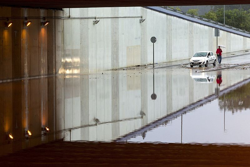 Graves inundaciones por fuertes lluvias en la provincia de Málaga