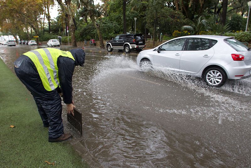 Graves inundaciones por fuertes lluvias en la provincia de Málaga