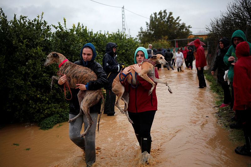 Graves inundaciones por fuertes lluvias en la provincia de Málaga