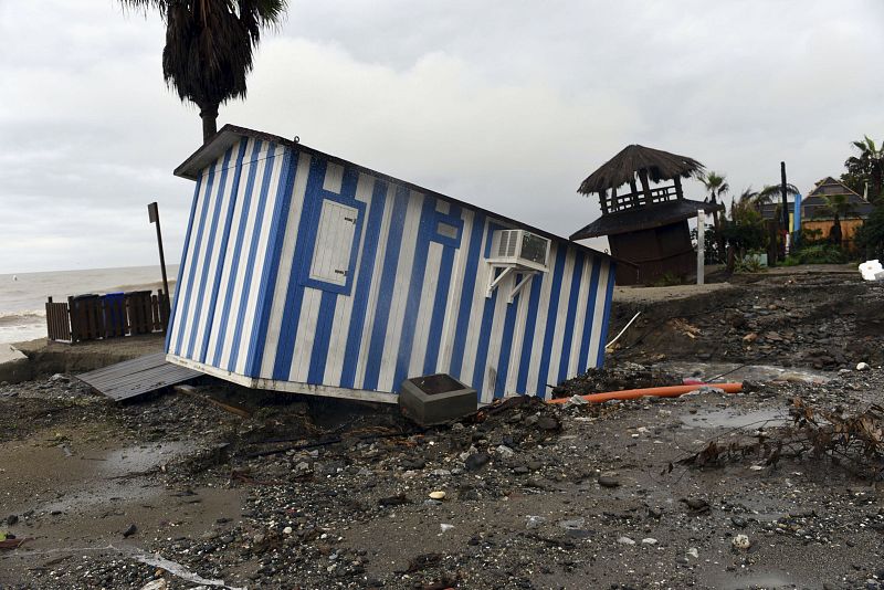 Graves inundaciones por fuertes lluvias en la provincia de Málaga