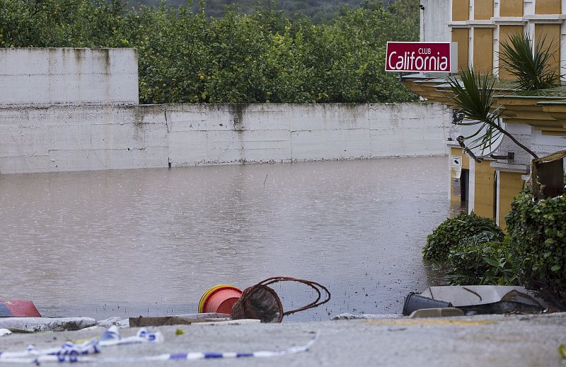 Graves inundaciones por fuertes lluvias en la provincia de Málaga