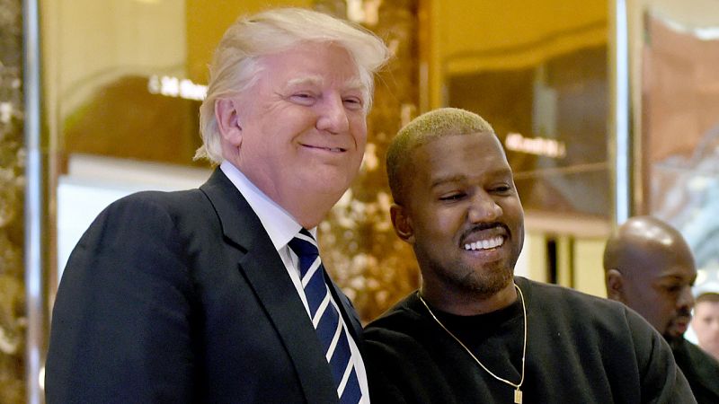 Trump y el rapero Kanye West se reúnen para "hablar de la vida"