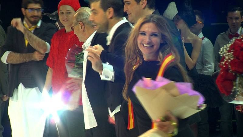   Ainhoa Arteta, en el Teatro Bolshoi de Moscú