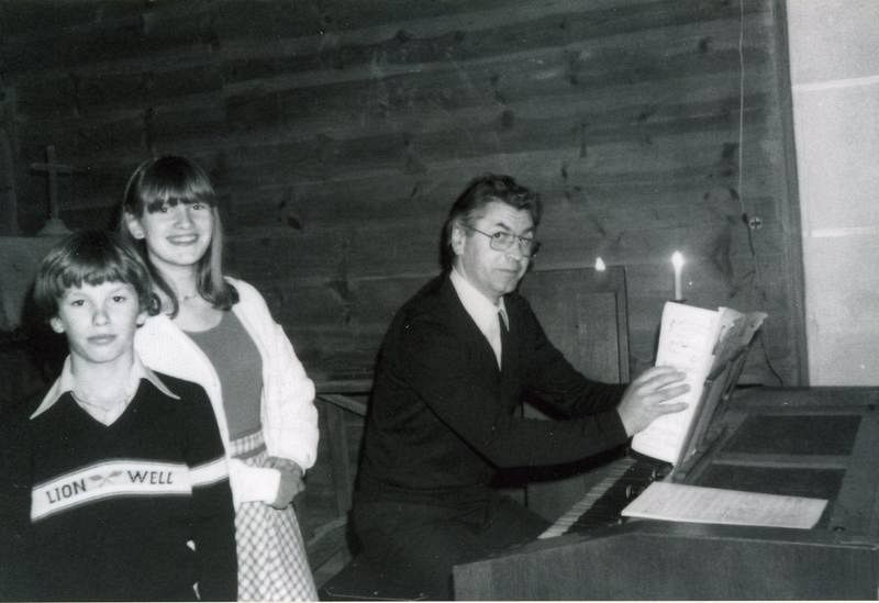   Ainhoa Arteta, de niña, ensaya con José Ramón