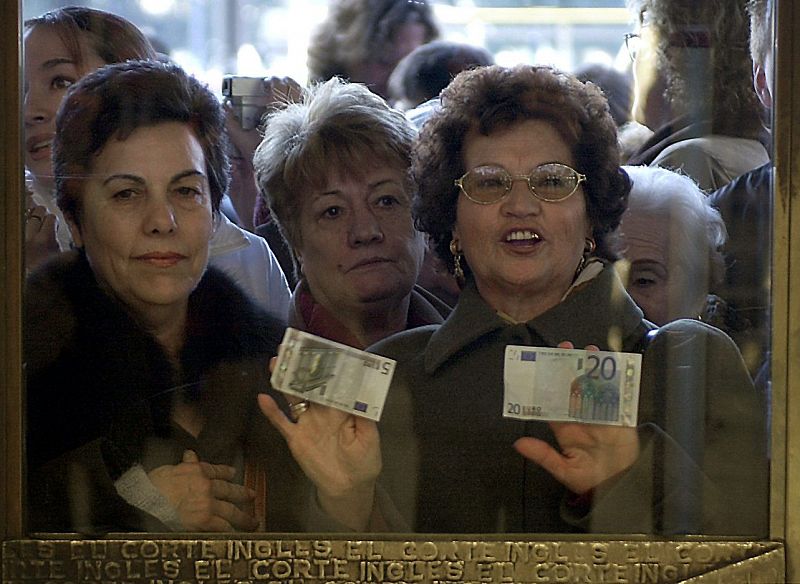 Las primeras rebajas con euros