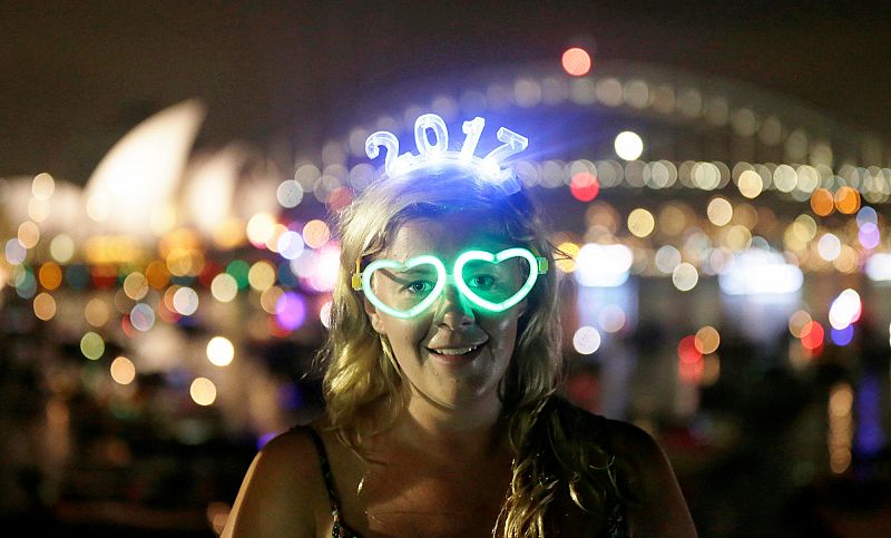 Celebraciones por la llegada del Año Nuevo en Sidney, Australia