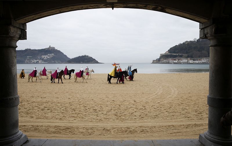 Los Reyes Magos en San Sebastián