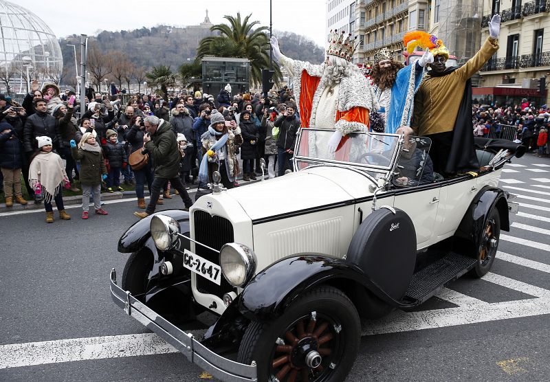 Los Reyes Magos en San Sebastián