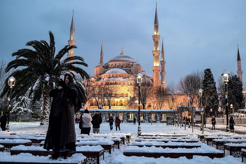 Frío y nieve en Turquía
