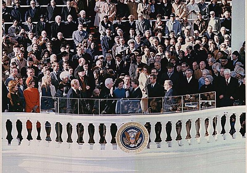 Carter jura por primera y última vez