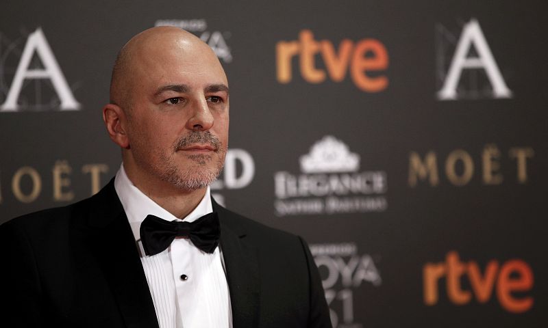 Alamo poses on the red carpet before the Spanish Film Academy's Goya Awards ceremony in Madrid