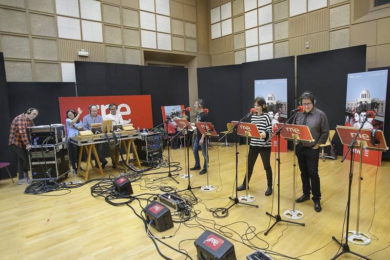 Un momento del ensayo de 'Jekyll y Hyde'