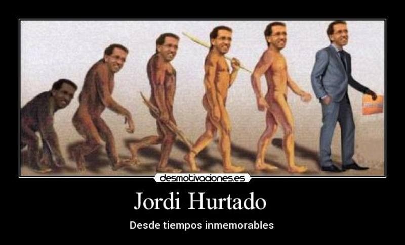 De Jordi Hurtado dicen que está siempre casi igual, la misma joven sonrisa sin apenas atisbo de cambio a lo largo de dos décadas...